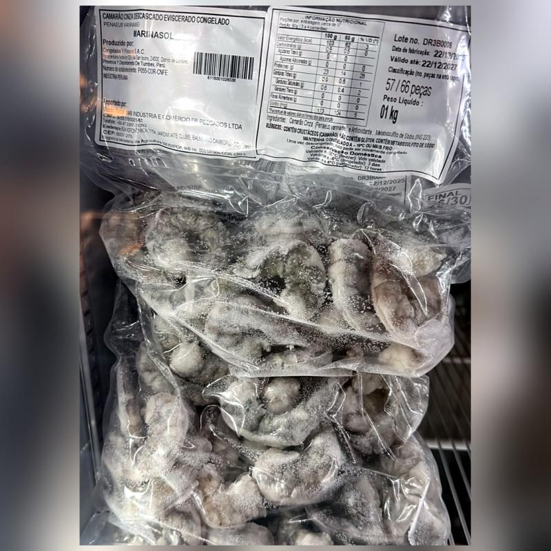 Camarão Peruano P&D 26/30 G · Pacote 1 kg