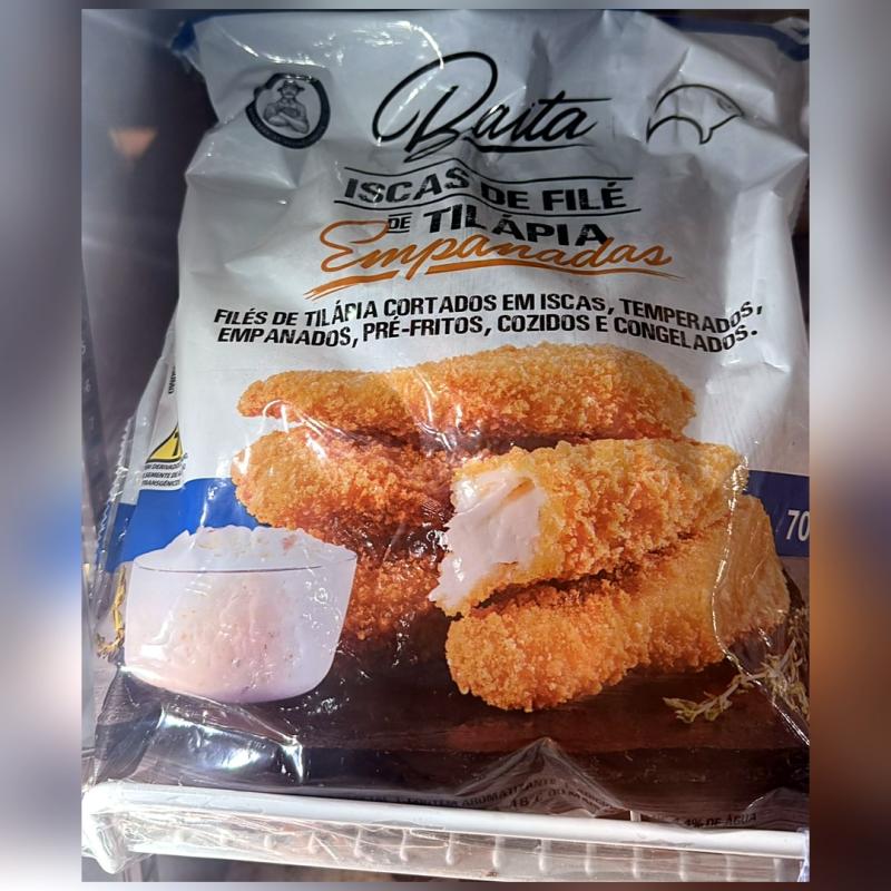 Iscas de Tilápia Empanadas Baita · 700 g