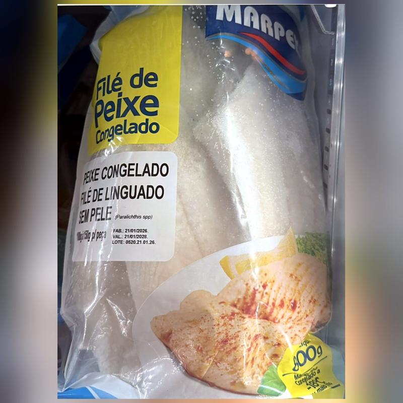 Filé de Linguado sem Pele · Peça 800 g