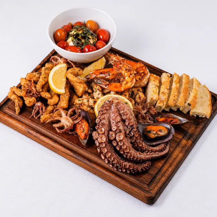 Tagliere del Pescatore, tábua de frutos do mar
